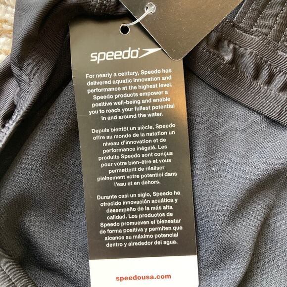 Speedo Pro LT One Piece Swimsuit Women's 6/32 Team Black NWT - Picture 5 of 8